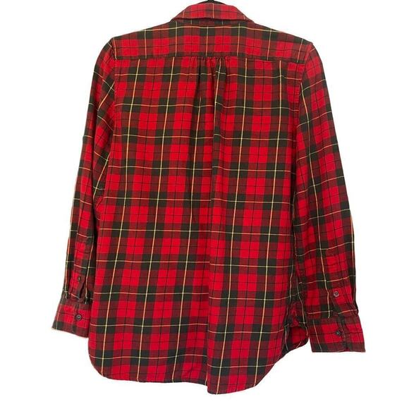 Ralph Lauren Jeans Co. Women's Plaid Button Down Shirt Size Small - Picture 2 of 6
